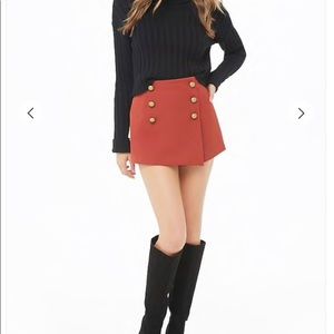 Forever 21 skort (skirt with shorts) with buttons.